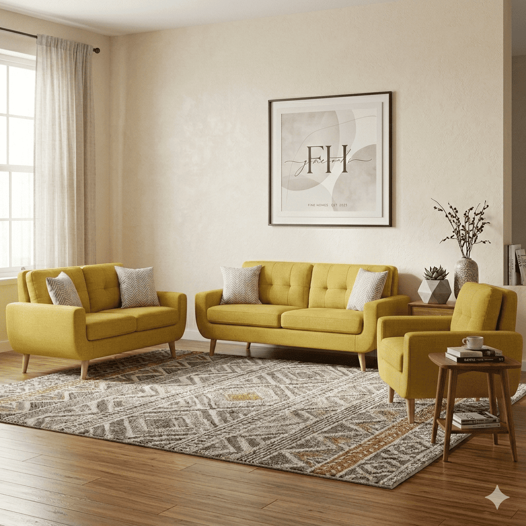 Juego de Sala 3-2-1 Modelo Mango Premium Fabiani Home